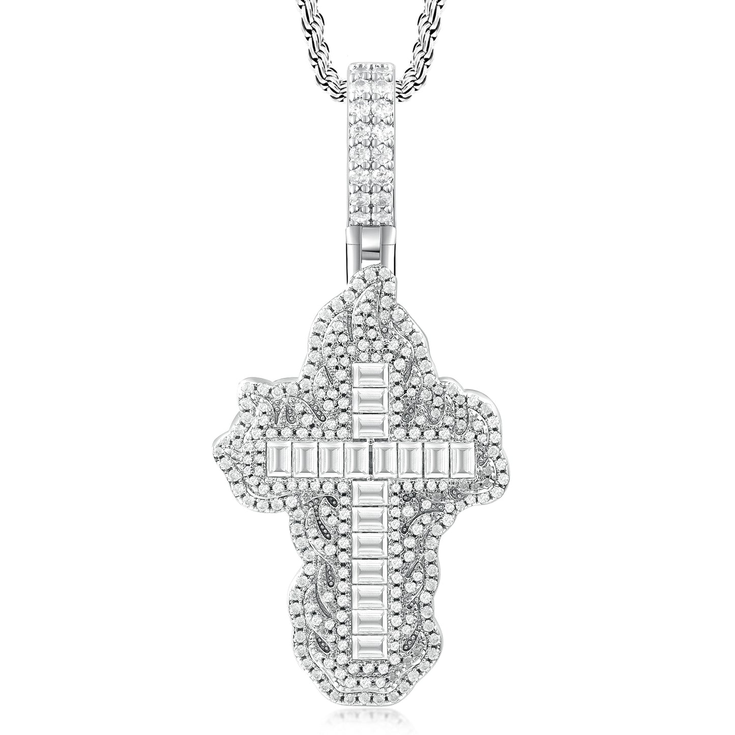 Spiritual Heritage – Moissanite Africa Pendant Necklace for Men & Women