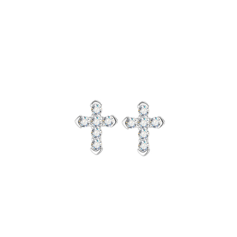 Moissanite Glow Studs – A Gift of Elegance in Sterling Silver