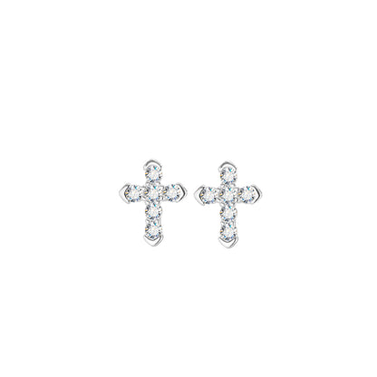 Moissanite Glow Studs – A Gift of Elegance in Sterling Silver