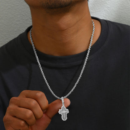 Spiritual Heritage – Moissanite Africa Pendant Necklace for Men & Women