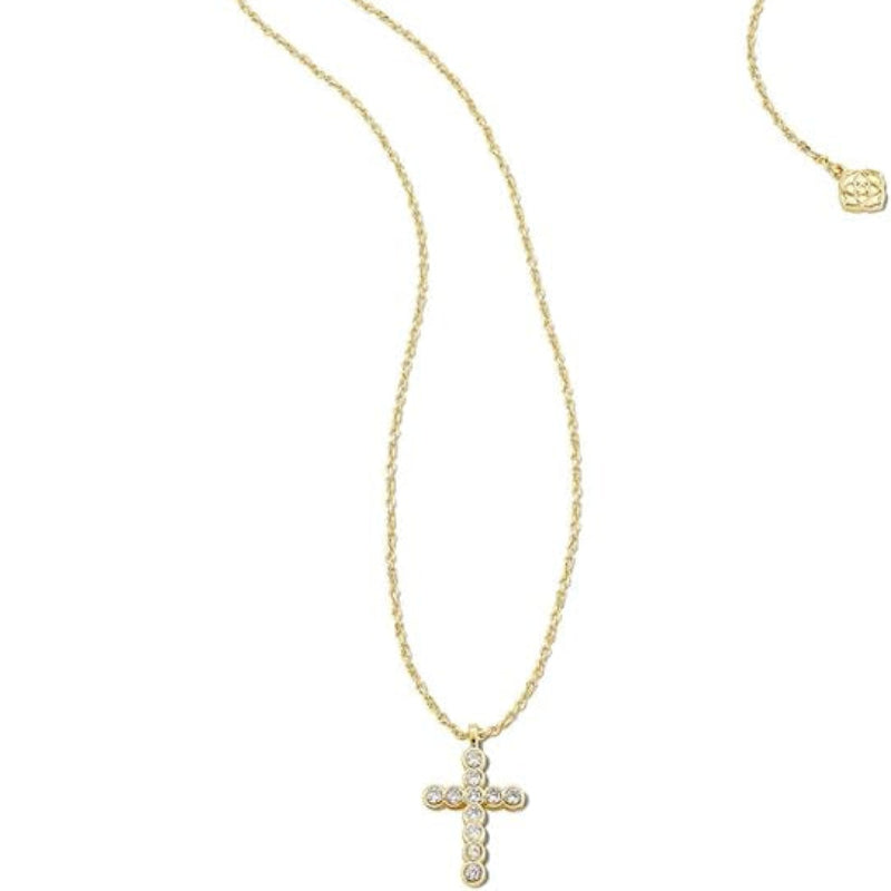 Fthway Cross Crystal Pendant Necklace, Fashion Jewelry for Women