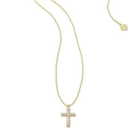 Fthway Cross Crystal Pendant Necklace, Fashion Jewelry for Women