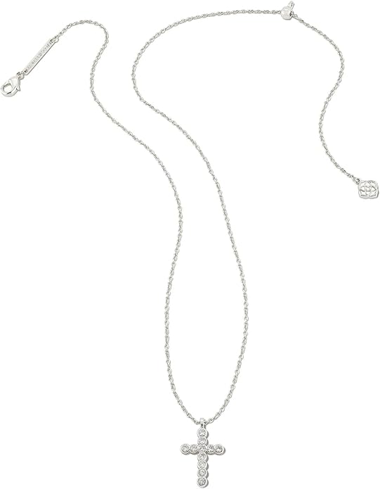 Fthway Cross Crystal Pendant Necklace, Fashion Jewelry for Women